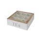 Tea Box - 9 compartments - Viewing Window