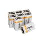 AmazonBasics Lot 8 9 volt alkaline batteries (Health and Beauty)