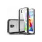 Gel Case Cover Black and transparent Samsung Galaxy S5 + PEN Mini and 3 AVAILABLE FILMS (Electronics)
