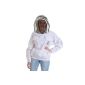 Beekeeper mesh jacket with hood and zipper all sizes beekeeping (Miscellaneous)