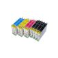 10 printer cartridges compatible with Epson T0711 T0712 T0713 T0714 (Accessories)