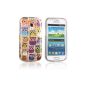 tinxi® Silicone Case for Samsung Galaxy S Duos S7562 colorful owls Reasons (Electronics)