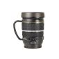 Coffee Cup mug shaped camera lens 17-55mm EF-S model in stainless steel scale 1: 1 + cover DC248 (Kitchen)
