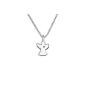 Miore Ladies necklace 925 sterling silver chain with pendant guardian angel zirconia 45 cm MSM123N (jewelry)