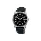 Pulsar by Seiko Kinetic Black Leather Strap Watch Gents PAR087 (Watch)