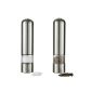 STOHA DESIGN 032000 Electric salt and pepper mills set with light, stainless steel (houseware)