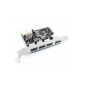 USB 3.0 4-port card for PC - PCI-E SuperSpeed ​​PCI Express 3.0 interface card