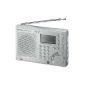 Grundig WR 5408 PLL World Receiver (FM / MW / SW / LW tuner, digital clock, in-ear earphones) chrome (Electronics)