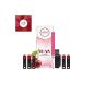 e cigarette | e Shisha Pen | eShisha Club Rosa Nova Starter + 5-Pack | Rechargeable | cherry-flavored | 20+ flavors in the Nova product range | Nicotine Free | Tobacco Free | with German manual | Limited Edition | Limited Edition (Personal Care)