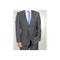 Fashionable mens suit gray Pure wool brand Aldo Colitti