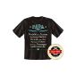 PAPA MODEL T-shirt black + Button Father's Day birthday gift S - 3XL 4XL 5XL oversized (Textiles)