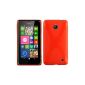 Cadorabo ®!  X TPU Silicone Case for Nokia Lumia 630 in red (Electronics)