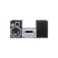 Panasonic SC-PMX5EG-S Micro HiFi System (3-way bass reflex speakers, 120 watts, iPod / iPhone dock, CD, USB) (Electronics)