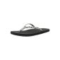 Reef REEF STARS TWISTED BLACK / PEWTER R1363BPR Ladies Flip Flops (Shoes)