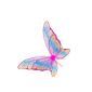 Trullala Glitter wings, butterfly wings, in pink / pastel, about 45 cm (toys)