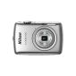 Nikon Coolpix S01 Ultra Compact Digital Camera (10.1 megapixels, 3x opt. Zoom, 6.2 cm (2.5 inch) touchscreen, 7,3GB internal memory) Silver (Electronics)