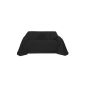 Bedspread Plaid Throw Sofa union Romantica suede black 210x280cm
