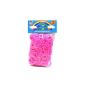 Loom Bandz - Rainbow Colours - 600 Count With Clips Pink (Toy)