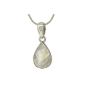 Nova Silver - ns / nsp57 / m - Necklace Women - Sterling 5.6 Gr - Moonstone (Jewelry)