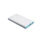 EasyAcc® 5000mAh Ultra Compact Unique Very Portable Charger Power Bank External Battery for Samsung Mobile Sony iPhone HTC Nokia Lumia - White and Blue (Accessories)