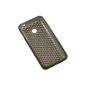 mumbi Silicon Case LG E720 Optimus Chic Case - Case Case Case transparent black (Electronics)