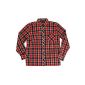 Ben Sherman - Men's Shirt Mod Regular fit Red Checkered Classic Sleeve (Textiles)