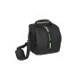 Pedea Bag for Canon EOS 7D, 70D, 100D, 450D, 5D Mark III, Nikon D5300, D700, Sony SLT-A65 (space for body and lens, with strap and accessory tray) (optional)