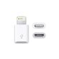 esorio® Apple Lightning to Micro USB Adapter iPhone / Connector / docking, Apple iPhone 5, iPhone 6 Plus iPad4, iPod | 100% money-back guarantee (Electronics)