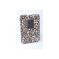 DURAGADGET Leatherette Case "Leopard" with integr.  Booth
