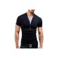 Merish 2 in 1 shirt Slim Fit Polo Shirt T-Shirt 5 colors 24 (textiles)