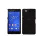 Silicone Case for Sony Xperia Z3 Compact - transparent black - Cover PhoneNatic ​​Cubierta (Accessory)