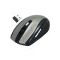 Daffodil WMS325 - Wireless Optical Mouse - 5 button wireless mouse with scroll wheel - adjustable sampling rate (up to 1600 dpi) - thumb buttons move back and forth to websites - Black / Grey - Compatible with Microsoft Windows (8/7 / XP / Vista) and Apple MAC (OS X +) - wireless - no drivers needed (Electronics)