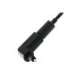 Ligawo Audio Toslink SPDIF optical rotation angle adapter - angled 90 degrees adapter - - Toslink connector on Toslink connectors ideal for corners and narrow (Electronics)