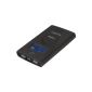 LogiLink PA0050B Mobile Power Bank with LCD display, 6000mA, 2x USB port (max. 2.1A total output), incl. USB to Micro USB Cable, black (Accessories)