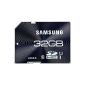 Original Samsung MB-SGBGB Class 10 SDHC Pro 32GB memory card (UHS-1, level 1) Bulk (Electronics)
