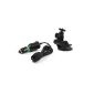 QUMOX car charger and suction cup for windshield