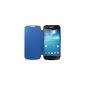 Original Samsung EF-FI919BCEG Flip Phone Case for Galaxy S4 Mini Cyan (Accessories)