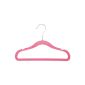 AmazonBasics Lot 30 velvet hangers for children Rose (Kitchen)