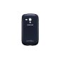 Samsung EFC-1M7BB Silicone Case Galaxy S3 Mini I8190 Midnight Blue (Wireless Phone Accessory)