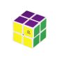 Magic Cube 2x2 - white - Cubikon Lucky Lion (Toy)