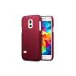Samsung Galaxy S5 Mini Case, Terrapin Rubberized Hardskin Case for Samsung Galaxy S5 Mini Red (Wireless Phone Accessory)