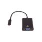 V7 - Video / audio adapter - MHL / VGA / audio - 11 pin Micro-USB (M) - HD-15, mini-phone stereo 3.5 mm (W) - Black (Electronics)