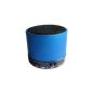 Digitronics rechargeable speaker wireless Bluetooth technology Compatible with all mobile phones / iPhone / iPad / iPod / MP4 / MP3 / Sony / Blackberry / HTC / Nokia - blue (Electronics)
