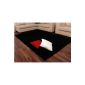 Shaggy Black Shag Long pile rug Plain Black TOP PRICE NEW *, size: 80x150 cm