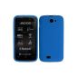 Original Phone Castle Cover Silicone Gel Case Anti-slip in blue Silicon Case Cover Archos 40 Titanium (Electronics)