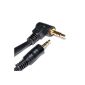 Angled 3.5mm jack cable 5m