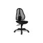 Topstar OP200G20 office swivel chair Open Point SY, cover black (household goods)