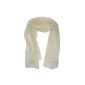 Women 100% Silk Scarf Fine Soir, 150cm x 45cm (Clothing)