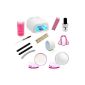 Manicure kit for beginner Calyste - White UV Lamp (Miscellaneous)