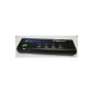 4-Port USB UNICLASS / VGA KVM switch AH-04 1.8m with True Transparent USB Emulation and Monitor data mirroring incl. 2 x 1,2m and 2 x PC cable